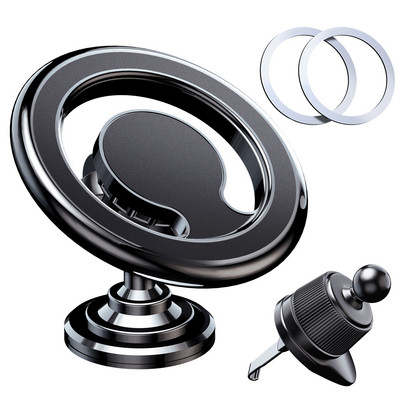 Suport magnetic pentru mașină compatibil cu iPhone 14/12/13/Pro/12 Max/12 Mini Carcasă Magsafe Suport pentru telefon cu ventilație magnetică puternică