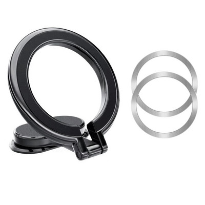 Magsafe Car Mount Alumīnija sakausējuma magnētiskais paneļa tālruņa turētājs automašīnai iPhone 14 Plus 13 12 Pro Max Mini MagSafe Case Car