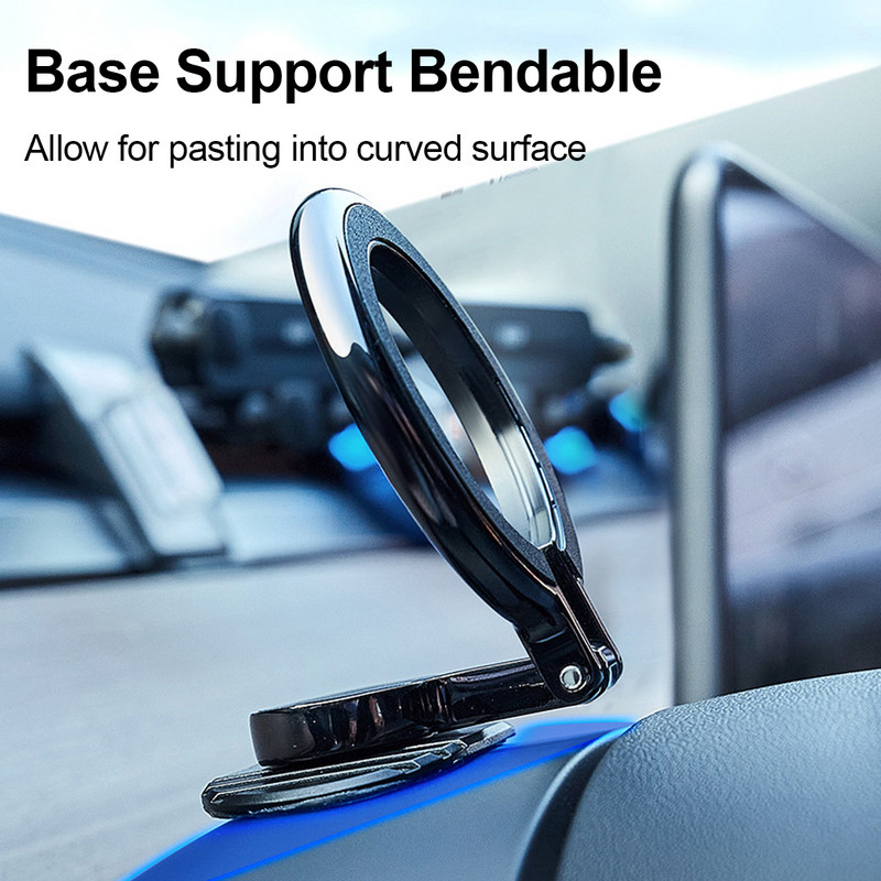 Magsafe autóra szerelhető alumínium ötvözet mágneses műszerfali telefontartó autóhoz iPhone 14 Plus 13 12 Pro Max Mini MagSafe Case Carhoz