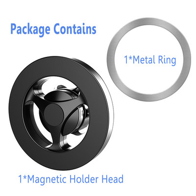 Suport magnetic universal pentru telefon Magnet puternic Cleme pentru aerisire auto Suport pentru telefon mobil pentru iPhone 14 Plus 13 12 OPPO Xiaomi Samsung