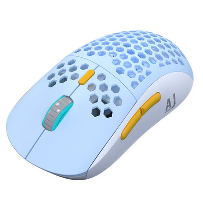 AJAZZ I380Pro bezvadu spēļu pele 10000DPI PMW3325 sensors, divu režīmu pele, uzlādējama šūnveida pārnēsājama USB pele klēpjdatoram