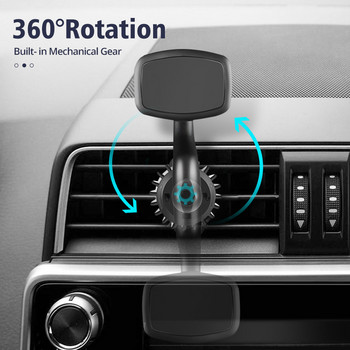 Универсален магнитен държач за телефон за iPhone Samsung Magnet Mount 360 Rotation Car Air Vent Стойка за телефон за Huawei Xiaomi