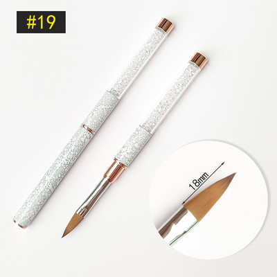 Nail Art kist Akrilne profesionalne akrilne četke za nokte Flower Painting Liner Crtanje četkica za ukrašavanje noktiju