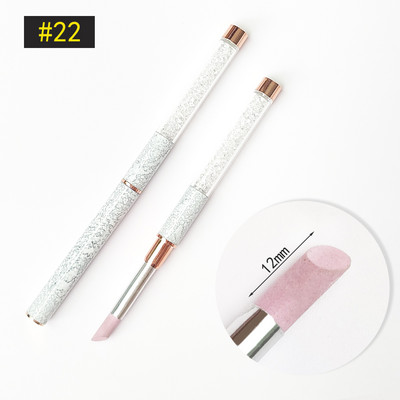 Nail Art kist Akrilne profesionalne akrilne četke za nokte Flower Painting Liner Crtanje četkica za ukrašavanje noktiju