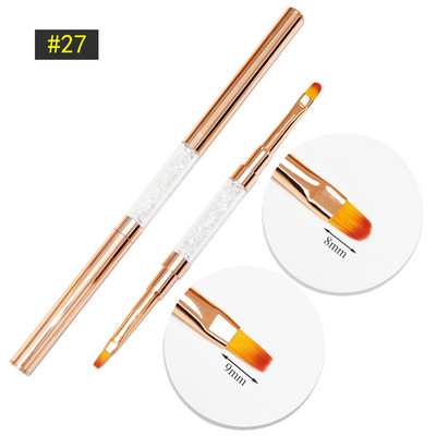 Nail Art kist Akrilne profesionalne akrilne četke za nokte Flower Painting Liner Crtanje četkica za ukrašavanje noktiju