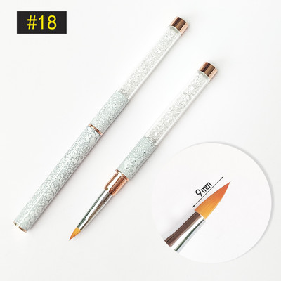 Nail Art kist Akrilne profesionalne akrilne četke za nokte Flower Painting Liner Crtanje četkica za ukrašavanje noktiju