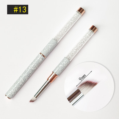 Nail Art kist Akrilne profesionalne akrilne četke za nokte Flower Painting Liner Crtanje četkica za ukrašavanje noktiju