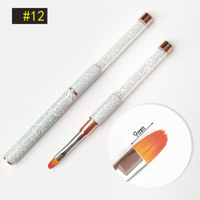 Nail Art kist Akrilne profesionalne akrilne četke za nokte Flower Painting Liner Crtanje četkica za ukrašavanje noktiju