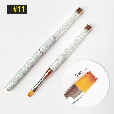 Nail Art kist Akrilne profesionalne akrilne četke za nokte Flower Painting Liner Crtanje četkica za ukrašavanje noktiju