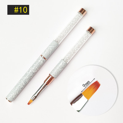 Nail Art kist Akrilne profesionalne akrilne četke za nokte Flower Painting Liner Crtanje četkica za ukrašavanje noktiju