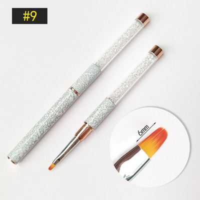 Nail Art kist Akrilne profesionalne akrilne četke za nokte Flower Painting Liner Crtanje četkica za ukrašavanje noktiju