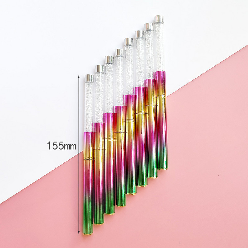 Nail Art kist Akrilne profesionalne akrilne četke za nokte Flower Painting Liner Crtanje četkica za ukrašavanje noktiju