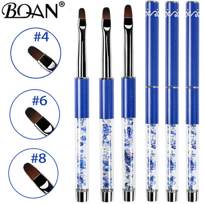 BQAN četke za nokte Četkica za UV gel Liner Olovka za slikanje Akrilna četka za crtanje za nokte Gradijent Rhinestone Drška Manikura Alat za nokte