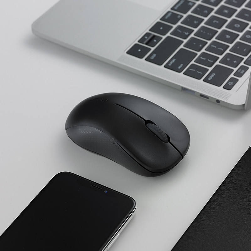 Rapoo M160G többmódú, csendes vezeték nélküli egérkapcsoló 3 eszköz 1300 DPI Bluetooth 3.0/4.0 RF 2,4 GHz-es számítógépes laptopokhoz