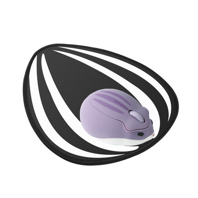 2,4 GHz ružičasti bežični miš 1200 DPI Ergonomski optički USB miš slatki miševi u obliku hrčka za djecu Pokloni za prijenosna računala s podlogom za miša