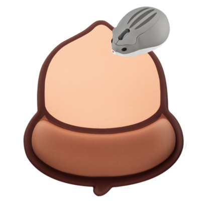 2,4 GHz ružičasti bežični miš 1200 DPI Ergonomski optički USB miš slatki miševi u obliku hrčka za djecu Pokloni za prijenosna računala s podlogom za miša