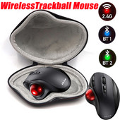 Missgoal 2.4G ασύρματο ποντίκι Trackball Κάθετα ποντίκια λέιζερ με σκληρή προστατευτική θήκη για φορητό υπολογιστή 1600DPI Εργονομικό ποντίκι
