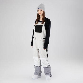 Κοστούμια σκι Γυναικείες ανδρικές μπουφάν για σνόουμπορντ για εξωτερικούς χώρους Παντελόνια σκι Ολόσωμες φόρμες σκι Σετ αδιάβροχο χειμωνιάτικο ένδυμα παντελόνι χιονιού
