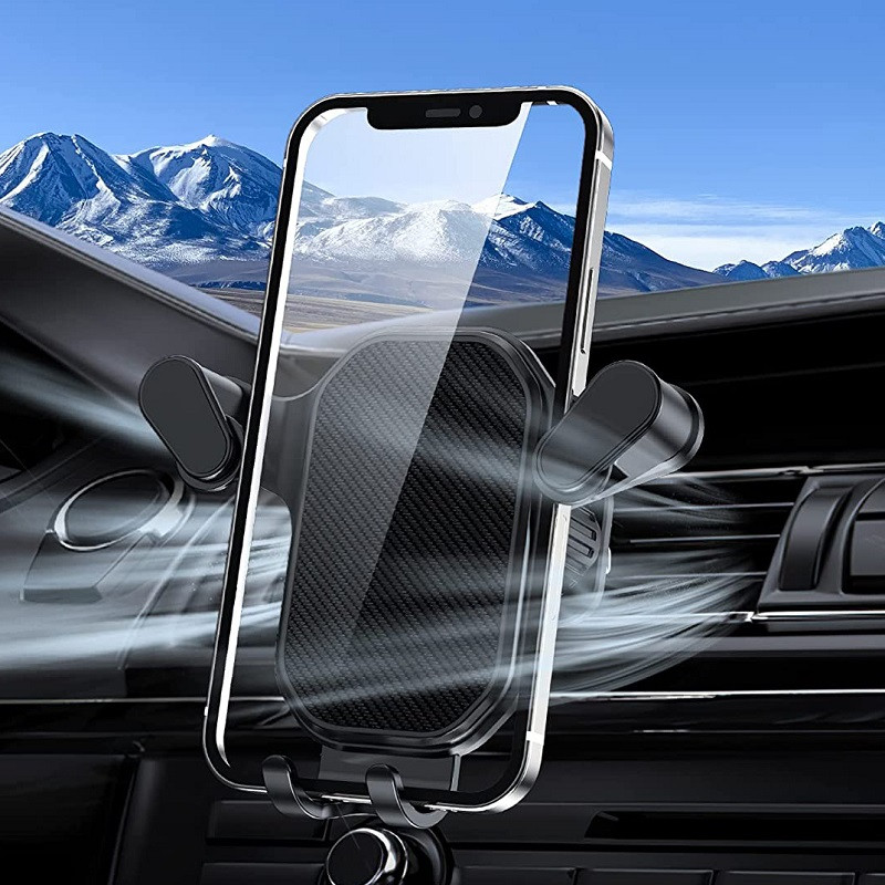 Suport universal cu clemă pentru aerisire auto, bază cu cap sferic de 17 mm pentru suport pentru telefon mobil pentru mașină Cârlig pentru priza de aer auto pentru suport GPS pentru telefon mobil