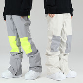 Pantaloni de schi de înaltă calitate Pantaloni de schi de iarnă pentru bărbați și femei, în aer liber, rezistenți la vânt, impermeabili, pentru cuplu cald, pantaloni de schi pentru femei