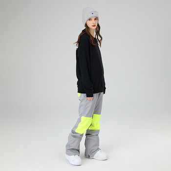 Висококачествени ски панталони зимни снежни панталони мъжки и дамски външни ветроустойчиви водоустойчиви топли двойки ски панталони ски панталони дамски