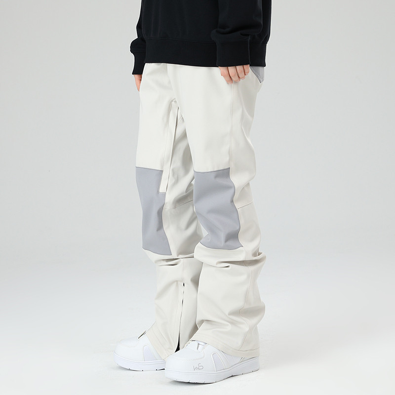 Pantaloni de schi de înaltă calitate Pantaloni de schi de iarnă pentru bărbați și femei, în aer liber, rezistenți la vânt, impermeabili, pentru cuplu cald, pantaloni de schi pentru femei