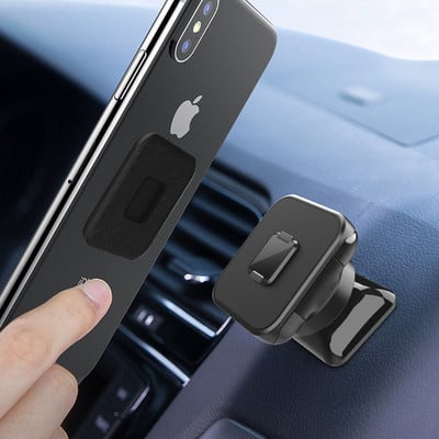 Magnētiskā automašīnas tālruņa turētāja stiprinājums Ātri stiprināms automašīnas paneļa mobilā tālruņa statīvs GPS kronšteins iPhone 13 12 Samsung Xiaomi Huawei
