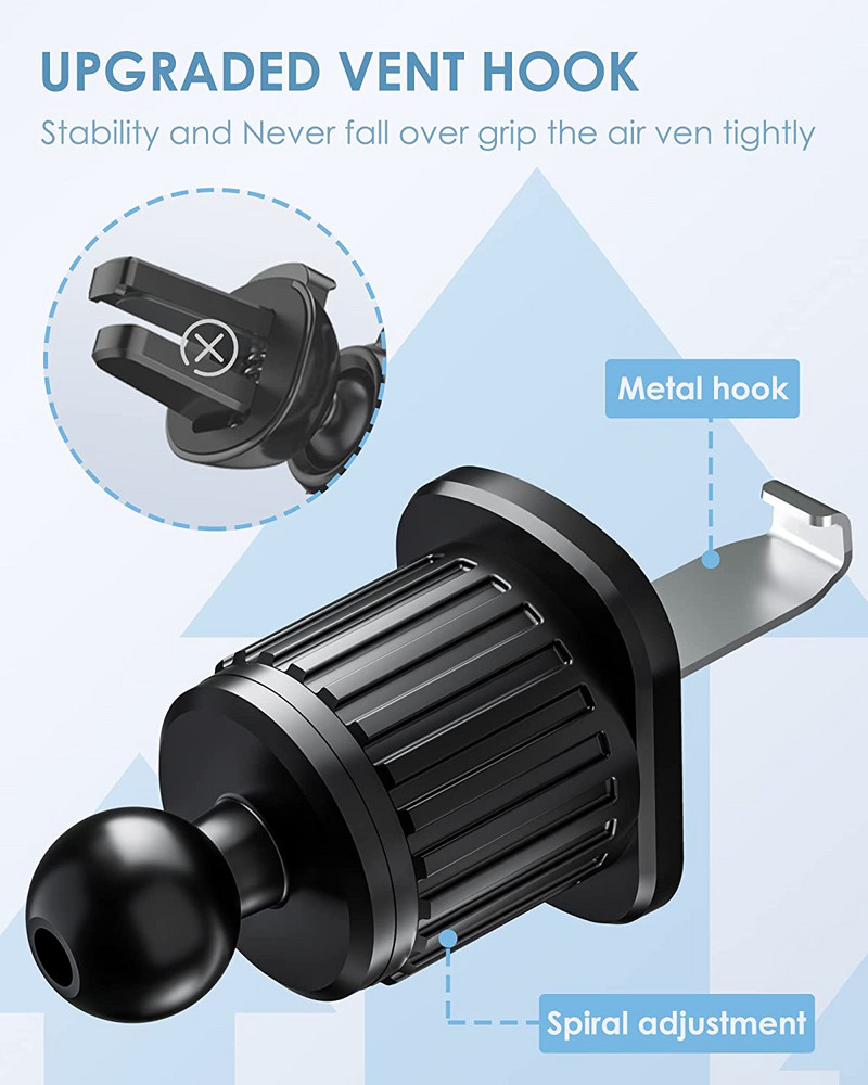 Automobilio oro ventiliacijos laikiklio laikiklis mobilaus mobiliojo telefono stovo Gravity automobilio telefono laikiklis GPS laikiklis, skirtas iPhone 13 12 Xiaomi Redmi Samsung Huawei