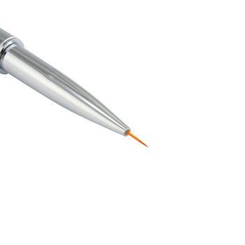 Εργαλείο βούρτσας επένδυσης νυχιών με σκαλιστά κρυστάλλινα εξαιρετικά λεπτή γραμμή σχεδίασης στυλό Pull Wire Photootherapy Flower Double Pen Metal Pen
