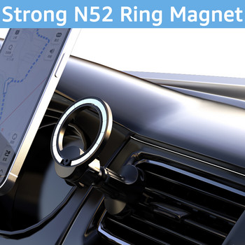 Universal Μαγνητική βάση τηλεφώνου αυτοκινήτου Μαγνητικό κλιπ εξαερισμού αυτοκινήτου για iPhone 13 12 Pro Max Mini βάση τηλεφώνου αυτοκινήτου Υποστήριξη βραχίονα GPS