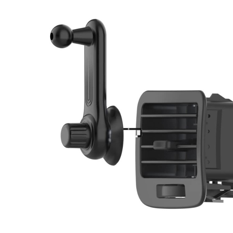 Cârlig de extensie pentru ventilație de mașină cu cap sferic de 17 mm pentru suport pentru telefonul auto, rotație de 360 de grade pentru suportul pentru telefon mobil auto cu gravitație magnetică