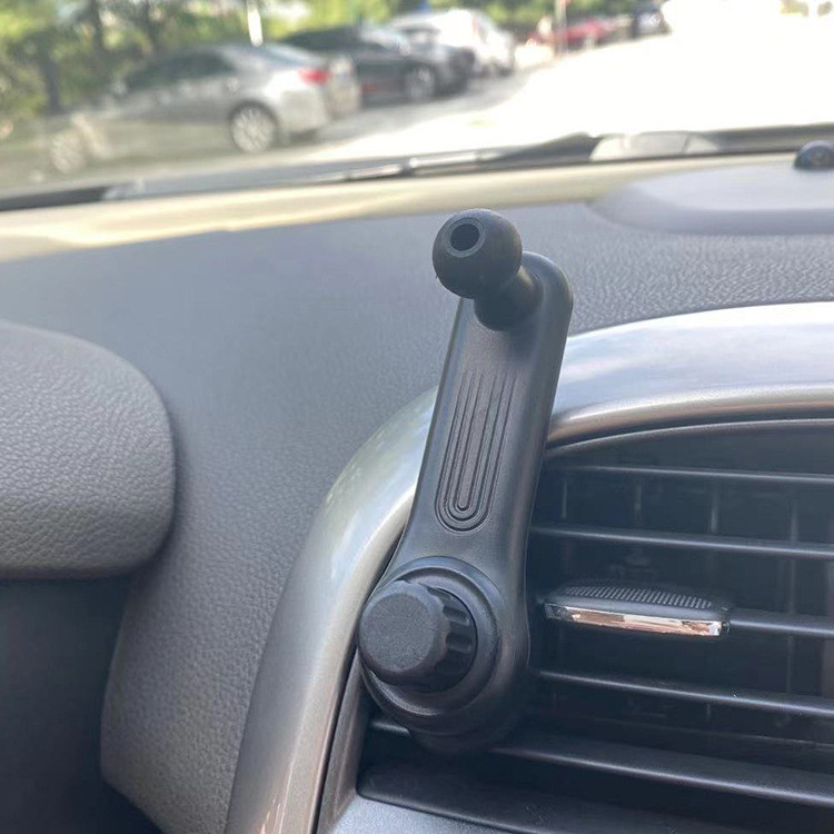 Cârlig de extensie pentru ventilație de mașină cu cap sferic de 17 mm pentru suport pentru telefonul auto, rotație de 360 de grade pentru suportul pentru telefon mobil auto cu gravitație magnetică