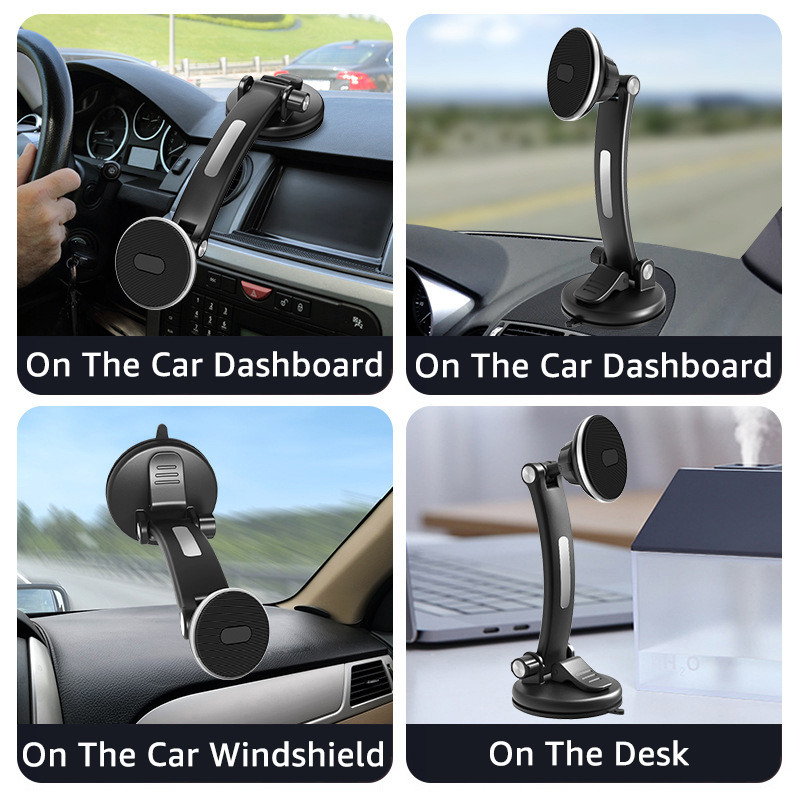 Μαγνητική βάση αυτοκινήτου αυτοκινήτου Βάση κινητού τηλεφώνου Stand In Car Magnet Βάση GPS Smartphone για iPhone 13 Xiaomi Redmi Samsung Huawei