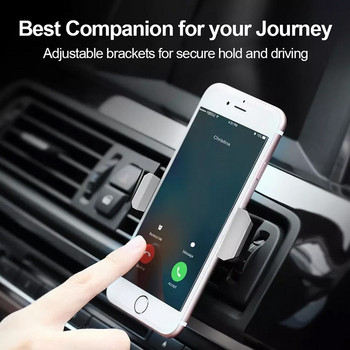 Universal θήκη τηλεφώνου αυτοκινήτου Βάση βάσης κινητού τηλεφώνου για iPhone Xiaomi Redmi Samsung Κλιπ στήριξης τηλεφώνου εξαερισμού αυτοκινήτου χωρίς μαγνητικά
