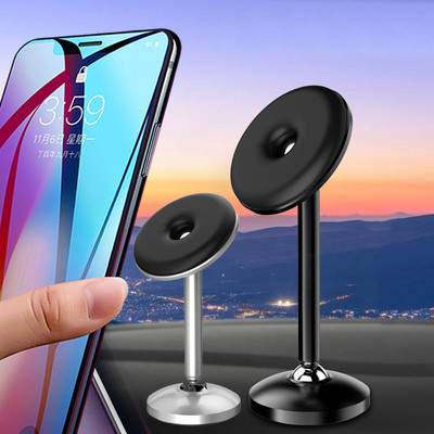 Универсален магнитен държач за телефон за кола за iPhone 13 12 11 Pro Max Табло от алуминиева сплав Магнит за монтиране на мобилен телефон GPS скоба
