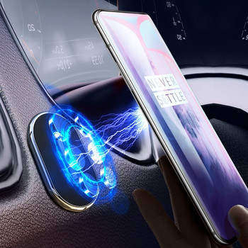 Магнитен държач за телефон за кола Метален силен магнит GPS Скоба за монтиране на мобилен телефон Автомобилна поддръжка за iPhone 13 12 Xiaomi Samsung