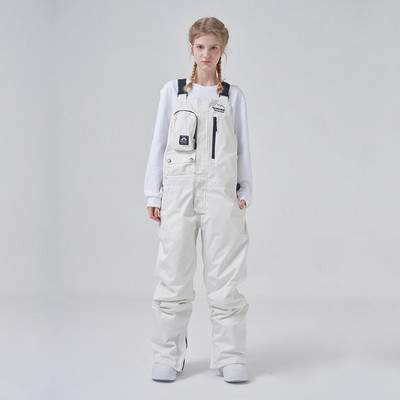 Naujos žieminės vientisos slidinėjimo kelnės moteriškos vyriškos lauko snieglenčių kombinezonai.