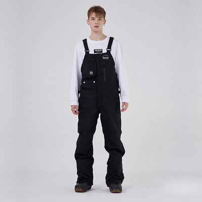 Naujos žieminės vientisos slidinėjimo kelnės moteriškos vyriškos lauko snieglenčių kombinezonai.