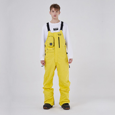 Naujos žieminės vientisos slidinėjimo kelnės moteriškos vyriškos lauko snieglenčių kombinezonai.