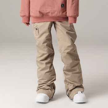 Ски панталони Тесни водоустойчиви ветроустойчиви памучни якета Топли единични и двойни панталони за сноуборд Костюм мъжки дамски сняг