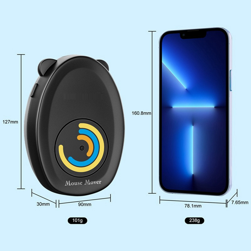 Mouse Mover USB Jiggler Movement Simulator koos ON/OFF lülitiga arvuti äratamiseks