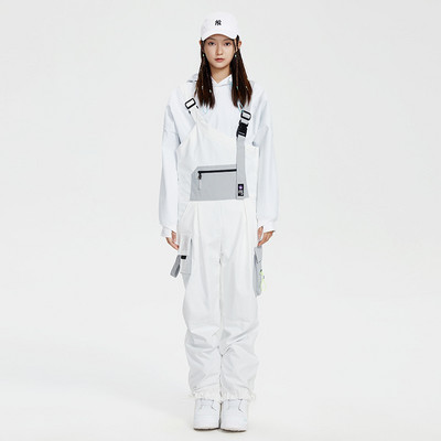 Pantaloni de schi dintr-o bucată, pentru femei, în aer liber, pentru costum de snowboard, salopete calde, cu cusături largi, pantaloni pentru zăpadă, rezistenți la vânt, impermeabili, pantaloni de schi de iarnă