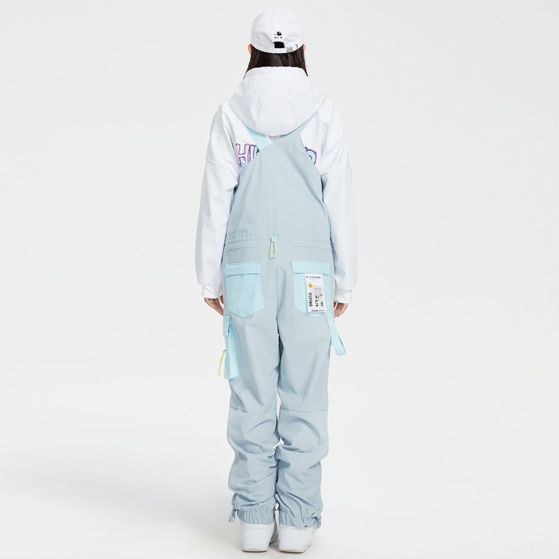 Pantaloni de schi dintr-o bucată, pentru femei, în aer liber, pentru costum de snowboard, salopete calde, cu cusături largi, pantaloni pentru zăpadă, rezistenți la vânt, impermeabili, pantaloni de schi de iarnă