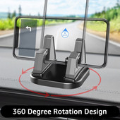 Univerzális autós telefontartó állvány autós mobiltelefon-támogatás iPhone Xiaomi Redmi Samsung autós műszerfalához Telefon GPS támogatás