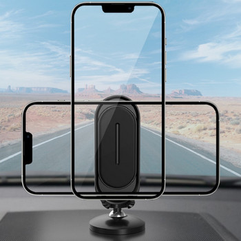 Универсална магнитна стойка за автомобилен телефон Монтаж 360 въртене Стойка за държач за мобилен телефон Табло Скоби за автомобилен телефон за iPhone Samsung