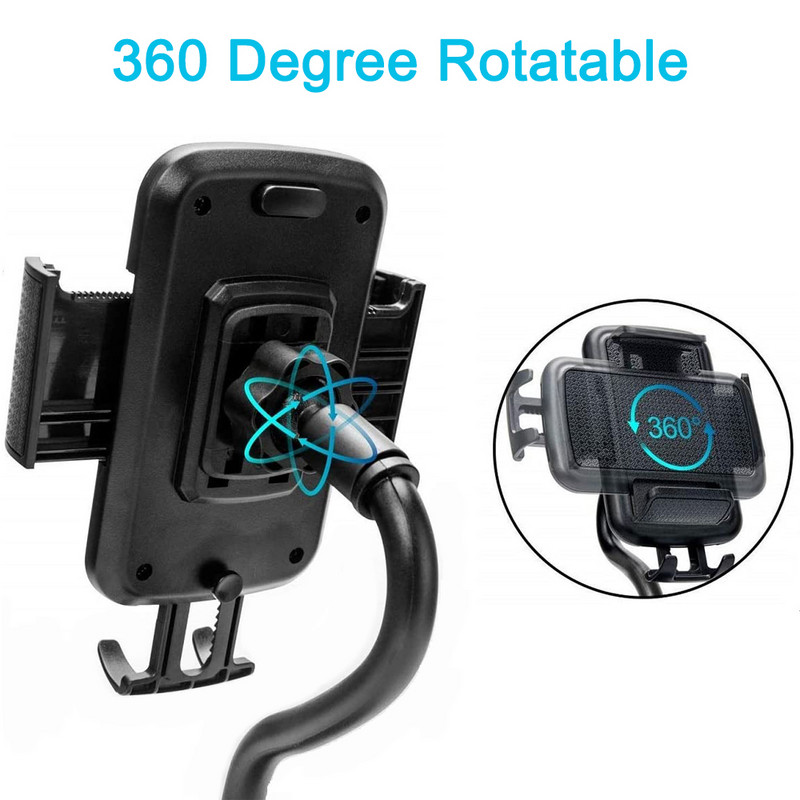 Automobilinis puodelio laikiklis Telefono laikiklis Reguliuojamas automobilinis vandens puodelis Mobiliojo telefono stovas Automobilio laikiklis, skirtas iPhone 12 Pro Max 11 XR Samsung S20 S10