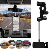 Univerzalni automobilski retrovizor, držač za telefon od 360 stupnjeva, naslon za glavu u automobilu, držač za telefon za iPhone 12 11 Xiaomi, Samsung stalak za telefon u automobilu