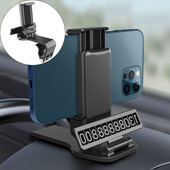 Univerzális műszerfali autós telefontartó autós telefonra rögzíthető GPS-tartó, parkolókártyával iPhone 13 12 Pro Max Samsung Xiaomihoz