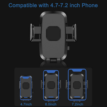 Sucker Стойка за автомобилен държач за телефон в колата Без магнитен държач за мобилен телефон GPS монтиране Табло за кола Поддръжка на мобилен телефон за iPhone Xiaomi