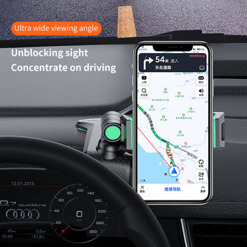 Универсален държач за телефон за кола с табела за паркиране Стойка за мобилен мобилен телефон за кола Поддръжка за iPhone 13 12 Pro Max Xiaomi Samsung